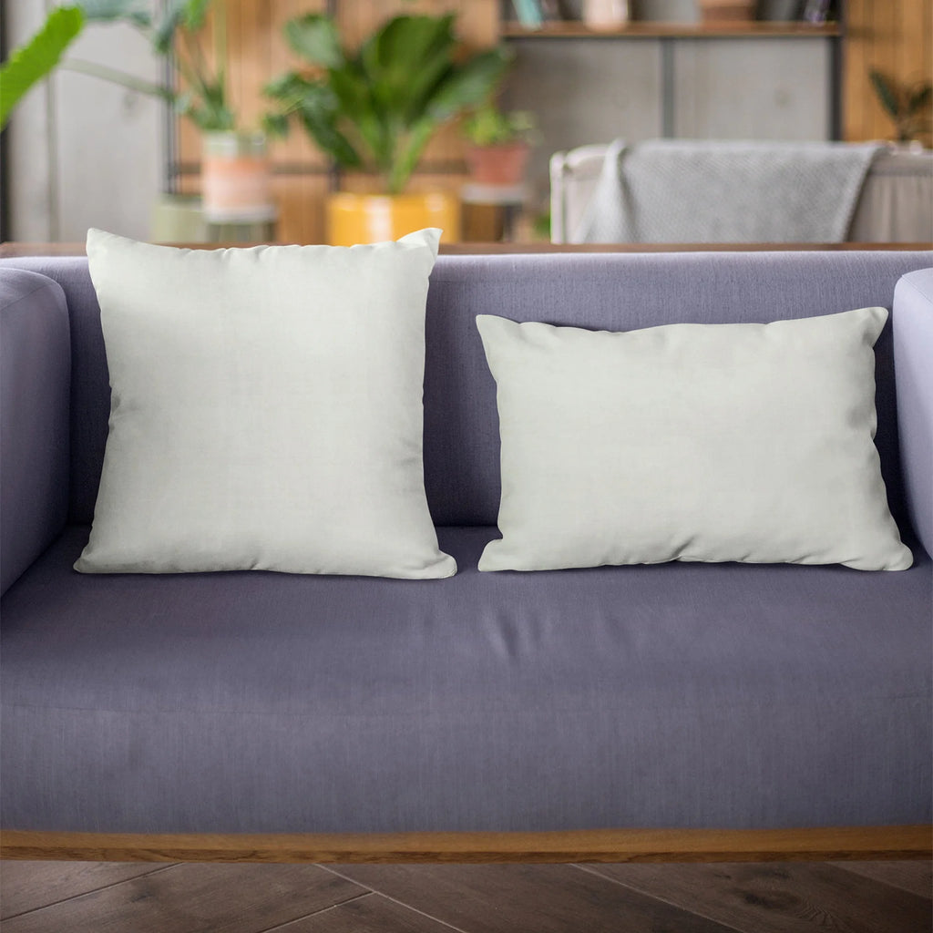 Baby Blue Solid Shiny Velvet Throw Pillow 12 x 20 in. E270646