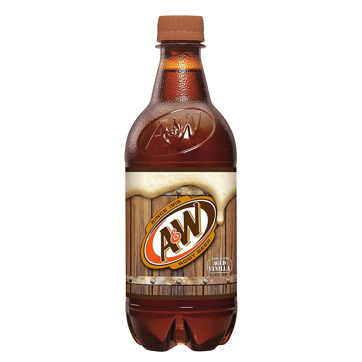 Root Beer 20 oz Soda Bottles (Pack of 10, Total of 200 FL OZ) E69628