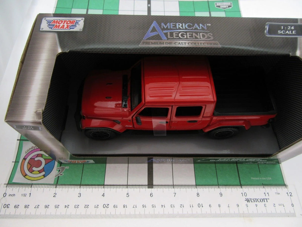 Red Pickup Truck Diecast Model Car X300