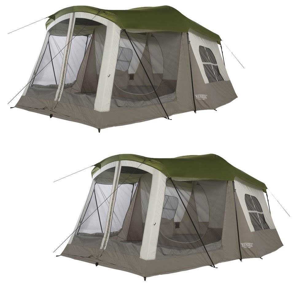 16 x 11' 8 Person 3 Season Screen Room Camping Tent (2 Pack) X240