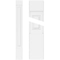 5x22W x 82x22H x 2x22P Raised Panel PVC Pilaster with Standard Capital and Base (Pair) P644