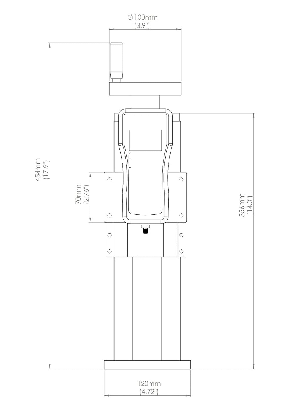 Hand Wheel Test Stand E481