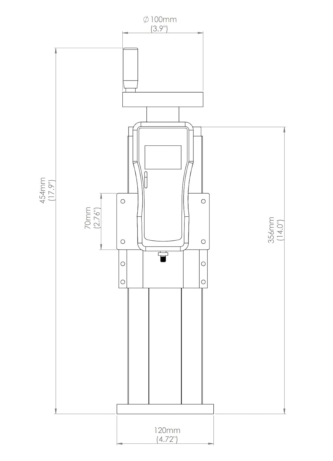 Hand Wheel Test Stand E481