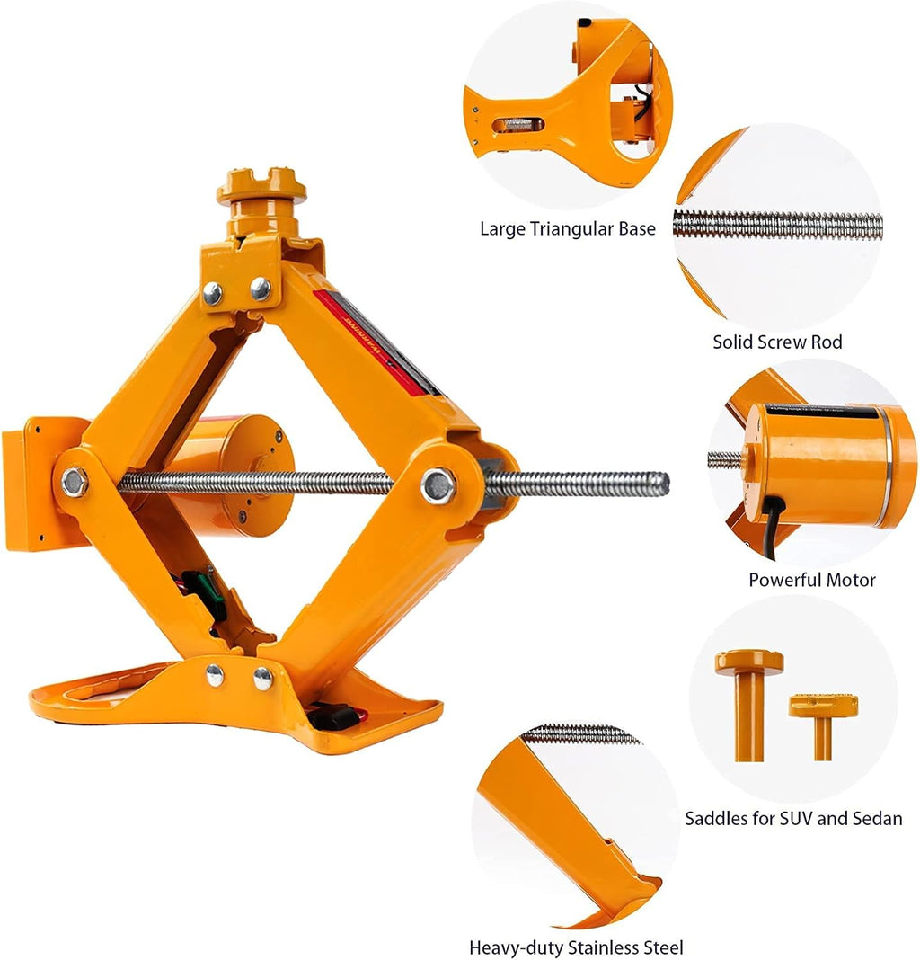 3 Ton 12V Electric Car Jack with Impact Wrench Inflatable Pump N884940