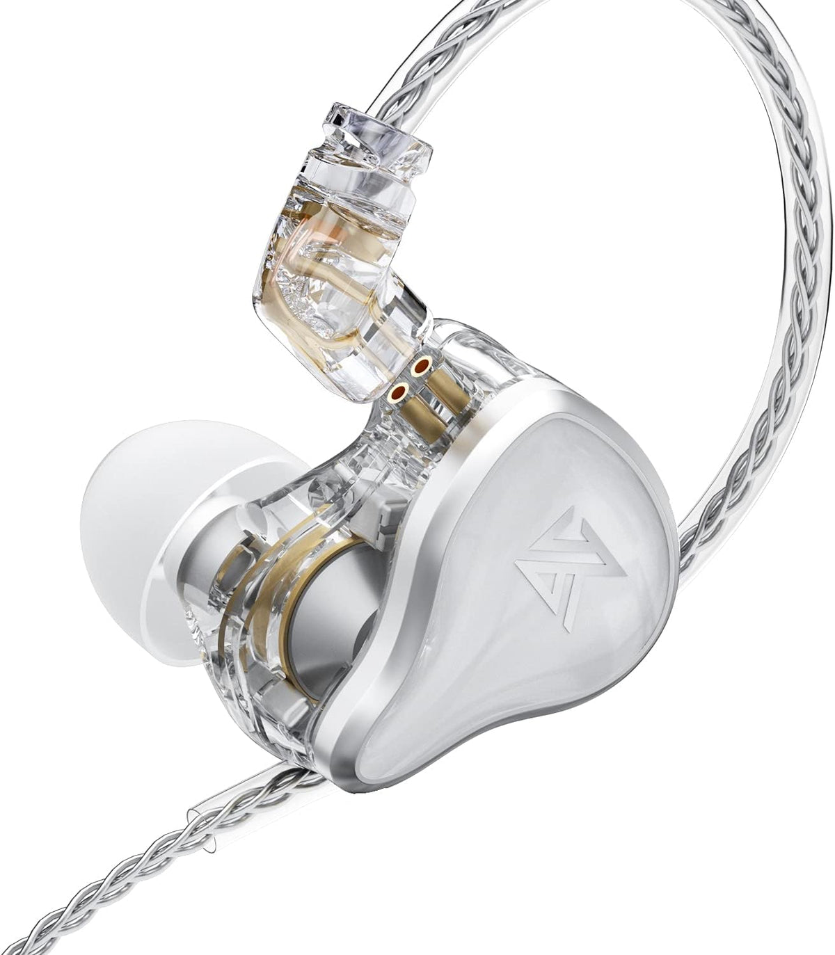 White Metal Hybrid 16 Drivers In Ear Monitor Earphones W660