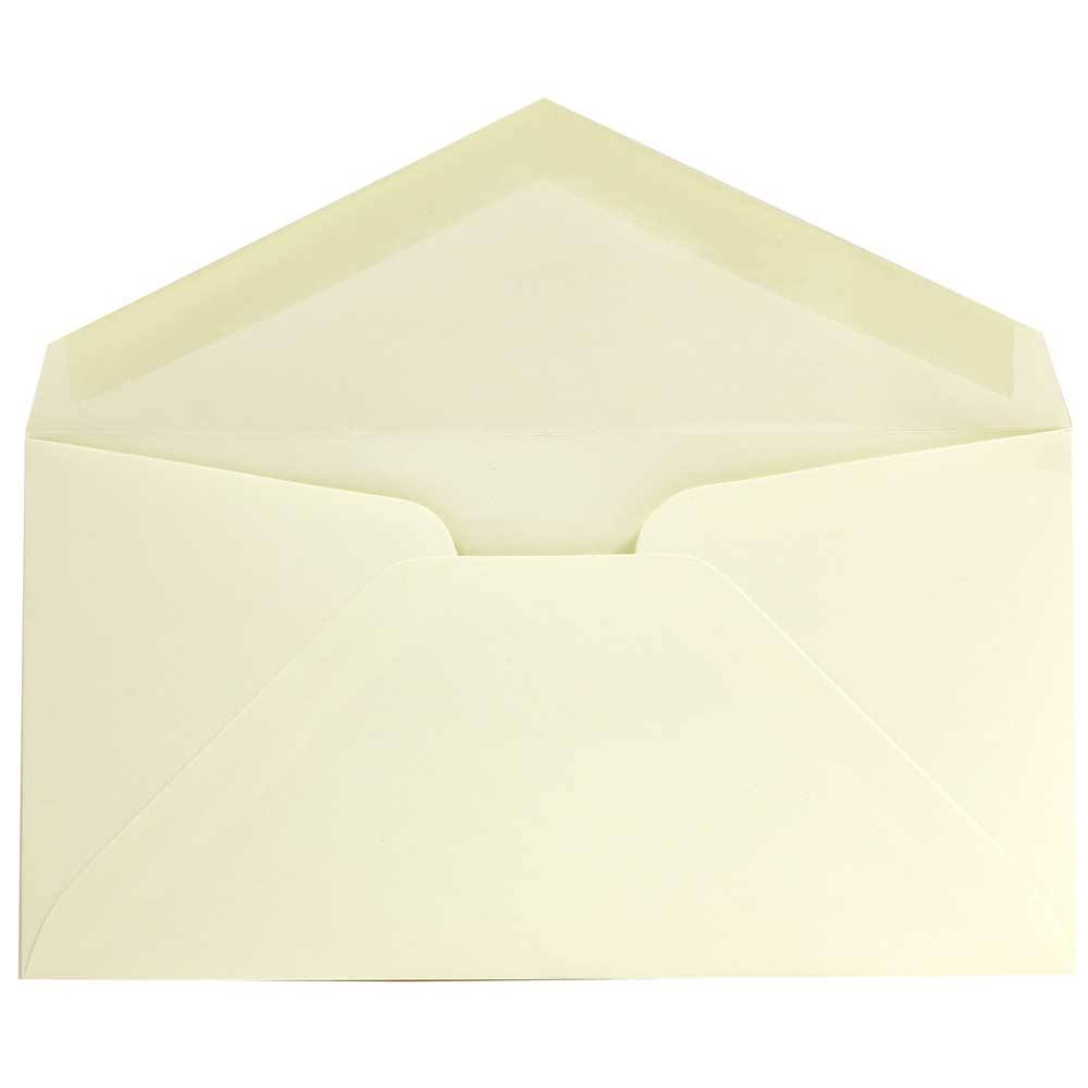 Ivory Wove Invitation Envelopes, 3.875 x 7.5, Bulk 1000/Carton X90084