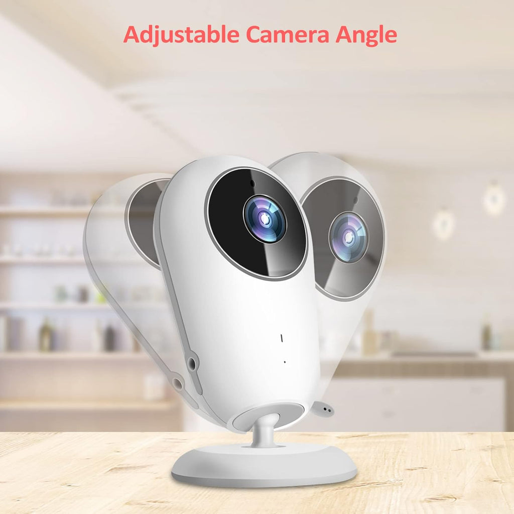 Video Baby Monitor with Camera and Audio, 4.3 inch IPS Screen, Night Vision C300