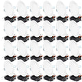 24 Pack 6 inch Slim LED Downlight with Baffle Trim, 3000K Warm White F692