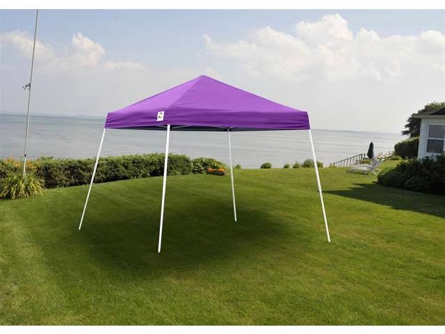 Purple 10 ft. W x 20 ft. D Straight Leg Pop-Up Canopy L400