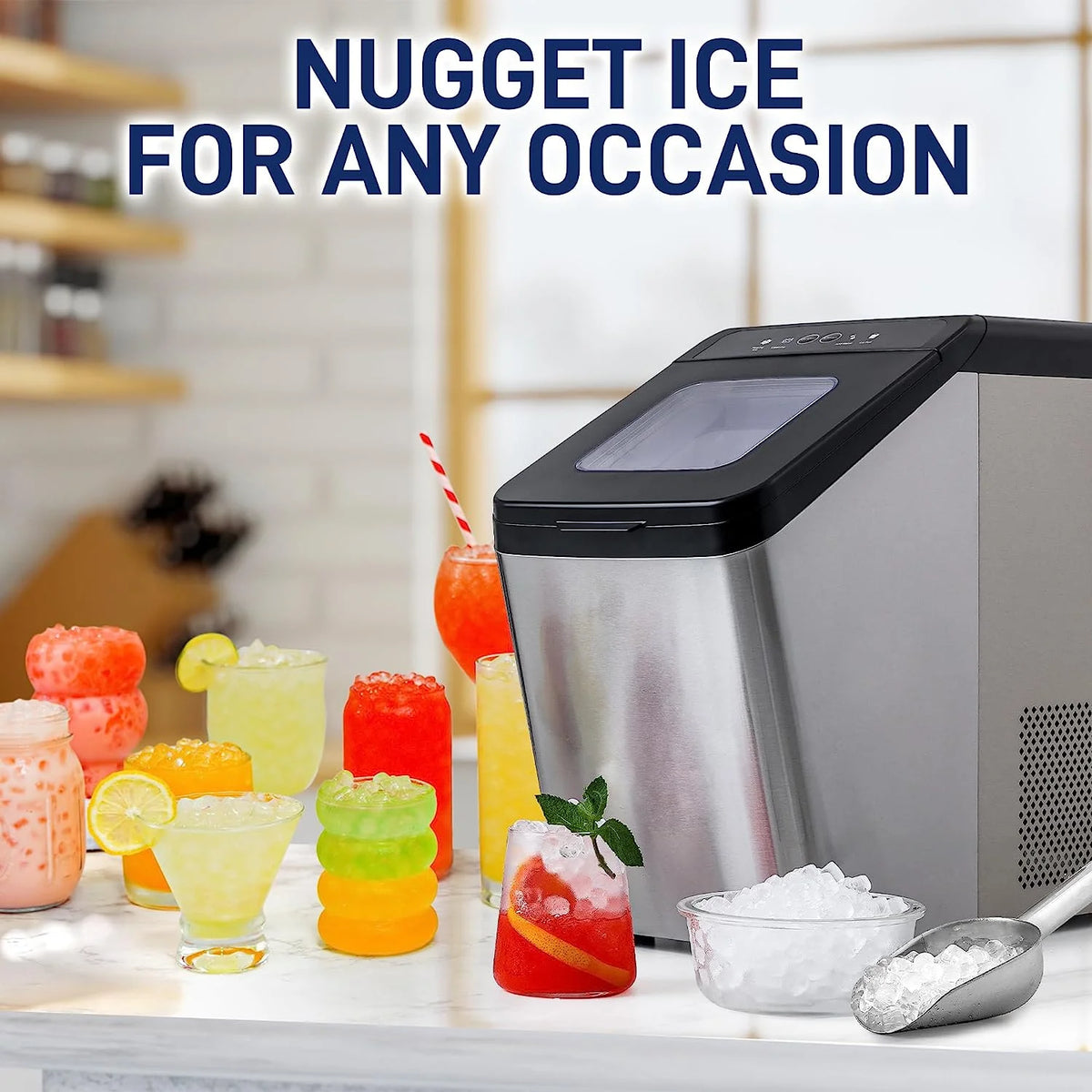 Soft Ice Maker Countertop Stainless Steel A3616
