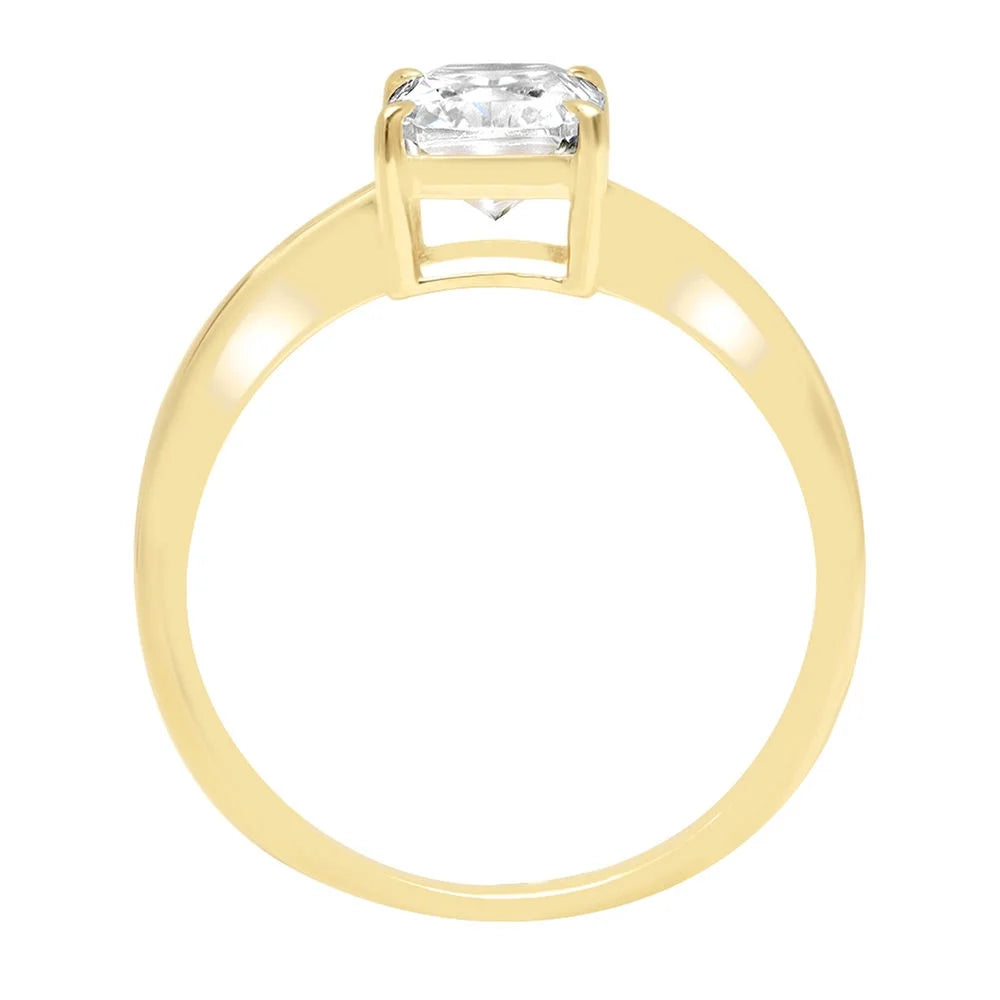 18K Yellow Gold Solitaire Engagement Ring S39669