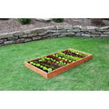 6 ft x 3 ft Wood Raised Garden Bed E923661