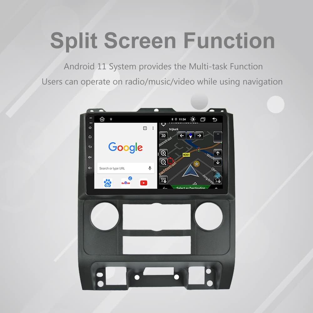 9 inch Android 11 Touch Screen Car Radio Head Unit for Ford Escape 2008-2012 X1043