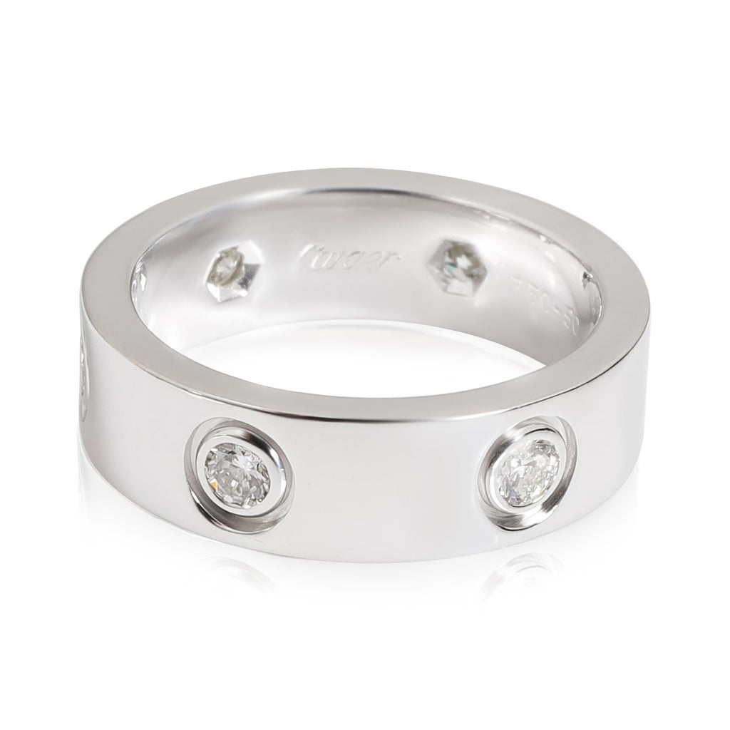 18k White Gold Diamond Ring 0.46 CTW Pre-Owned U987801