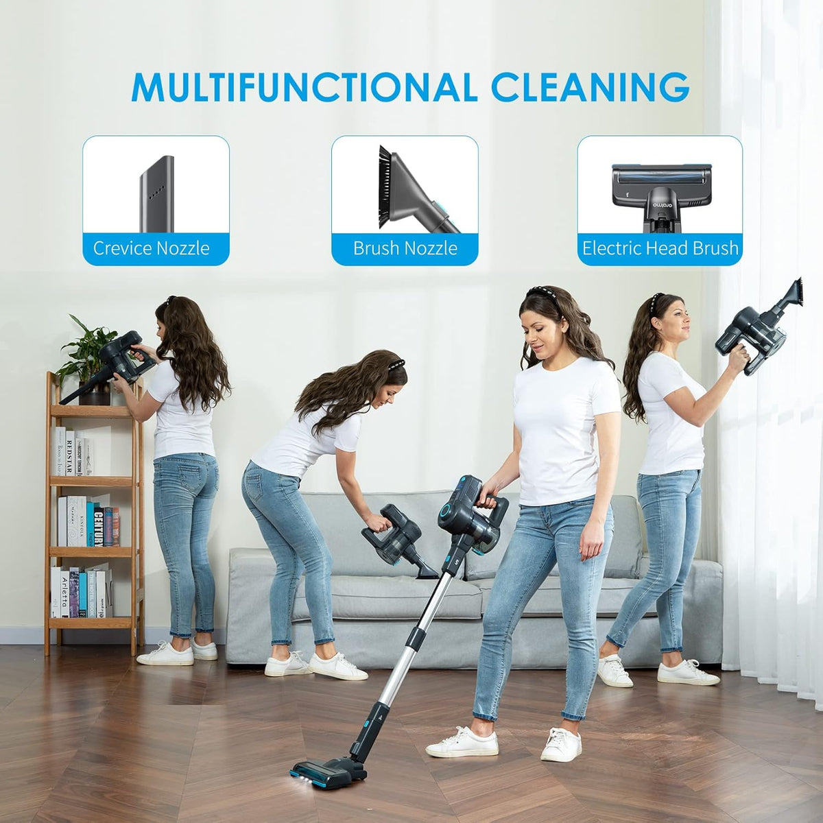 Cordless Stick Vacuum with Detachable Battery L865725