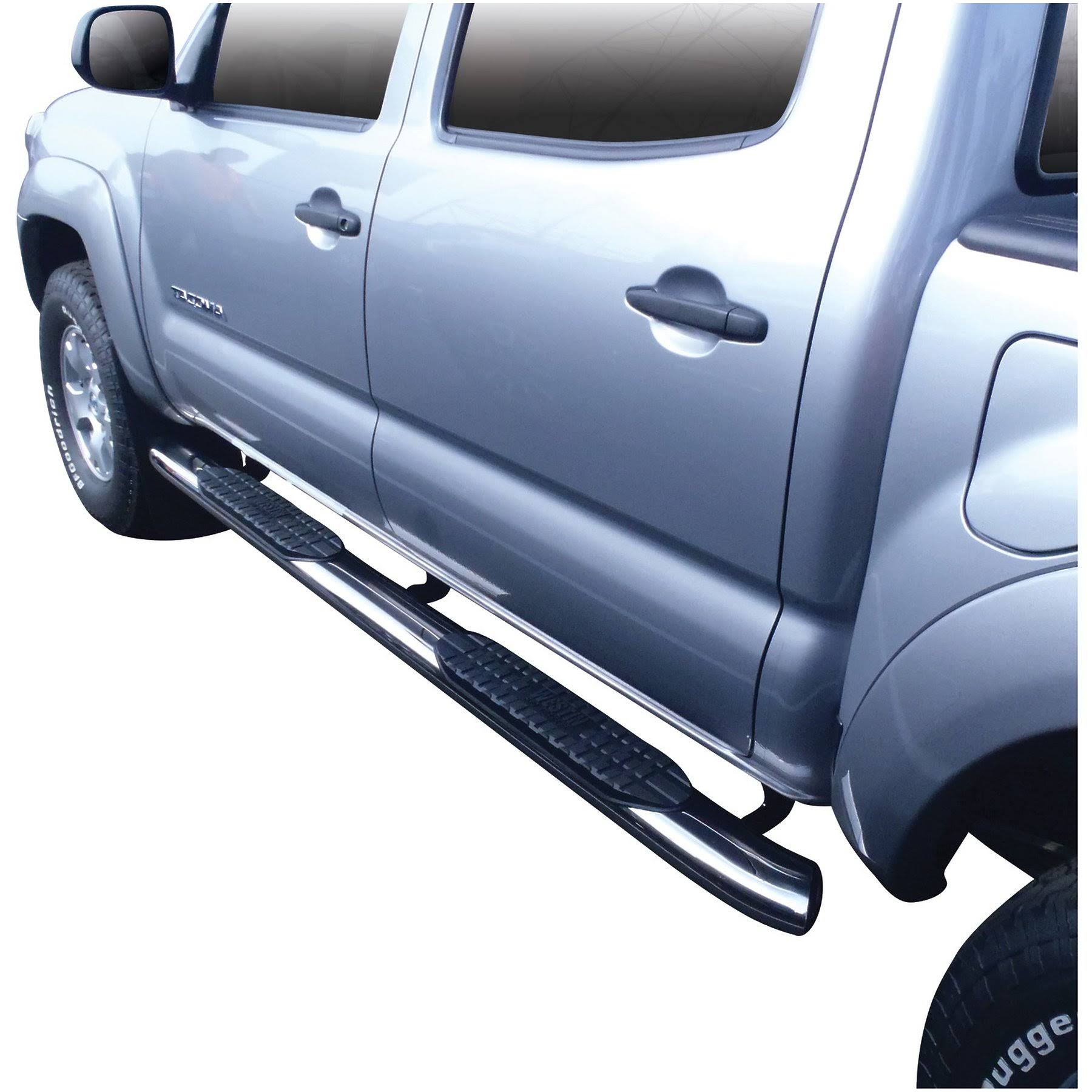 Oval Nerf Step Bars Cab Length Q70406