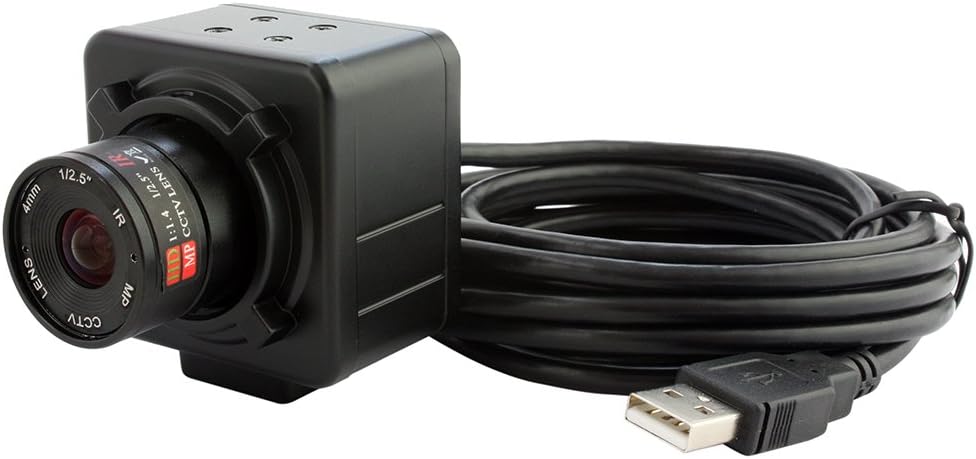4mm Lens Aluminum Industrial Box Housing 960P Industrial Camera W3143