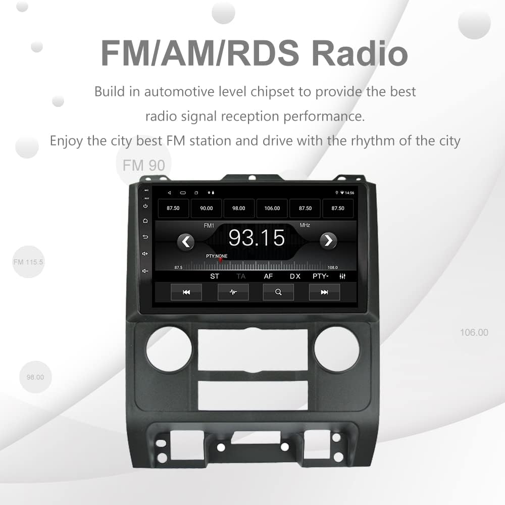 9 inch Android 11 Touch Screen Car Radio Head Unit for Ford Escape 2008-2012 X1043