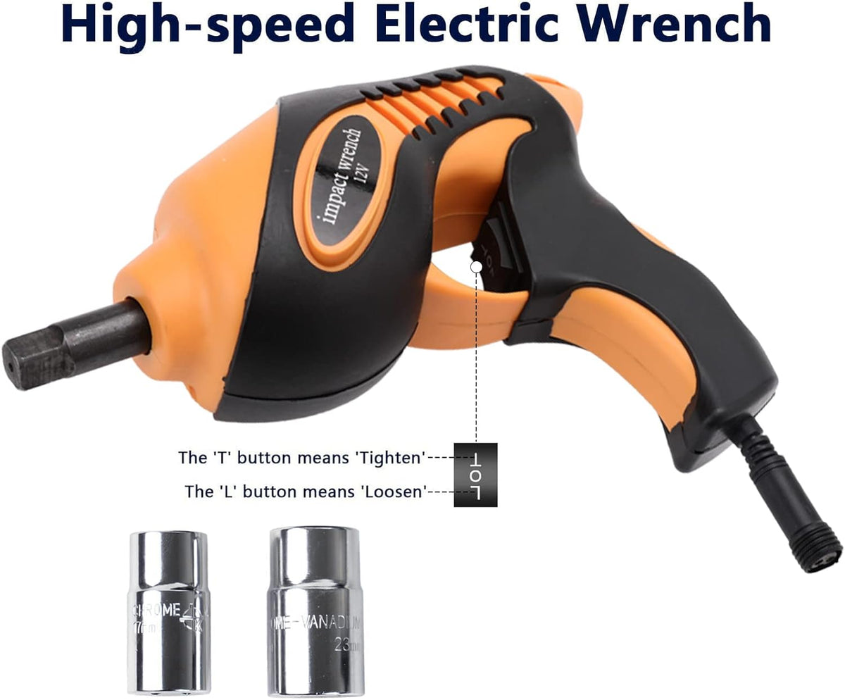 3 Ton 12V Electric Car Jack with Impact Wrench Inflatable Pump N884940