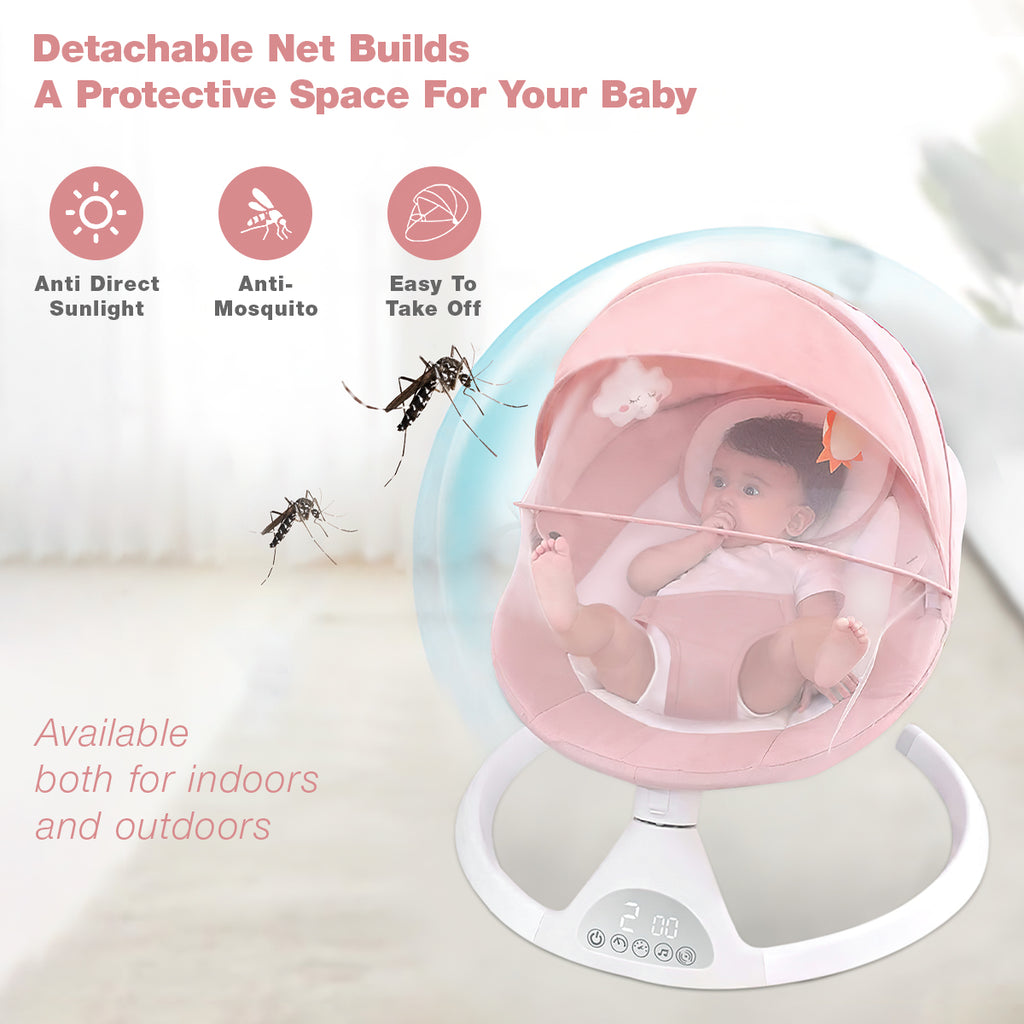 Pink Baby Swing H8863