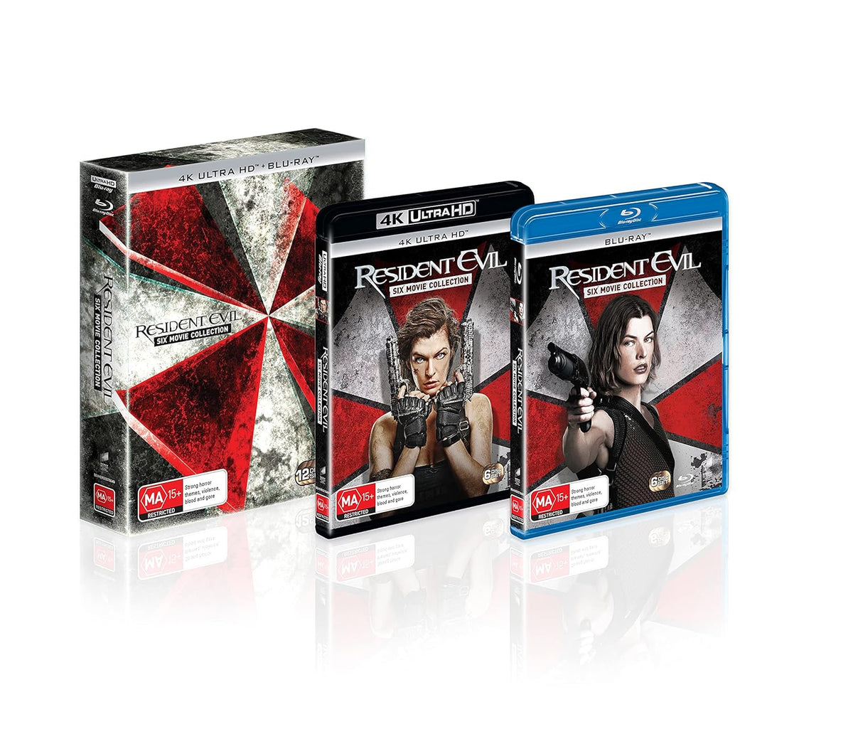 Resident Evil: 6 Film 4K Collection Y57116