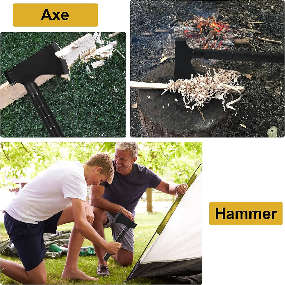 Survival Shovel Axe Multi-Tool with Carrying Box K76021