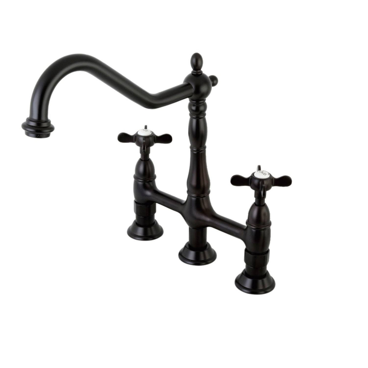 Brushed Nickel Kitchen Faucet with Brass Sprayer J194525