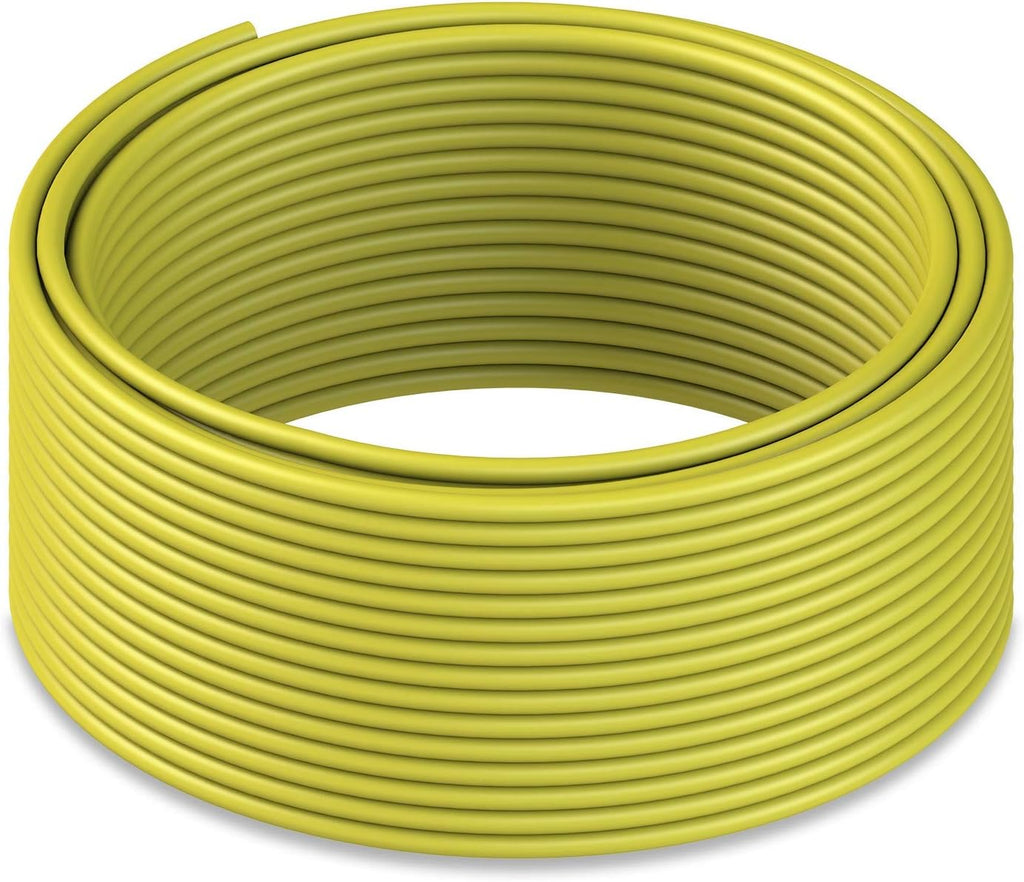Cat8 Ethernet Cable S/FTP 22AWG Screened Solid Cable 2000MHz 40Gbps Yellow 100 Meter Bulk C72811