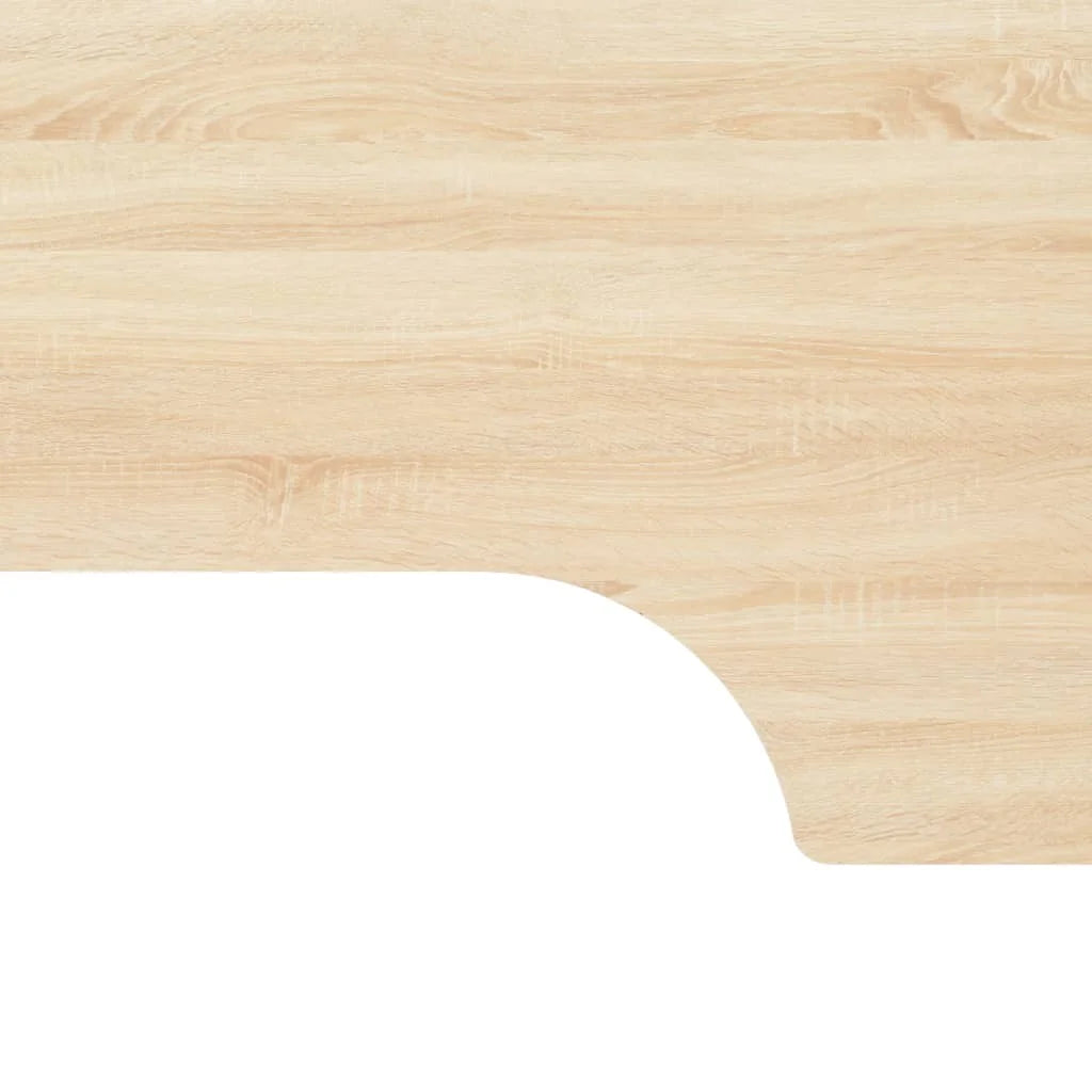 White and Oak Computer Desk X849066