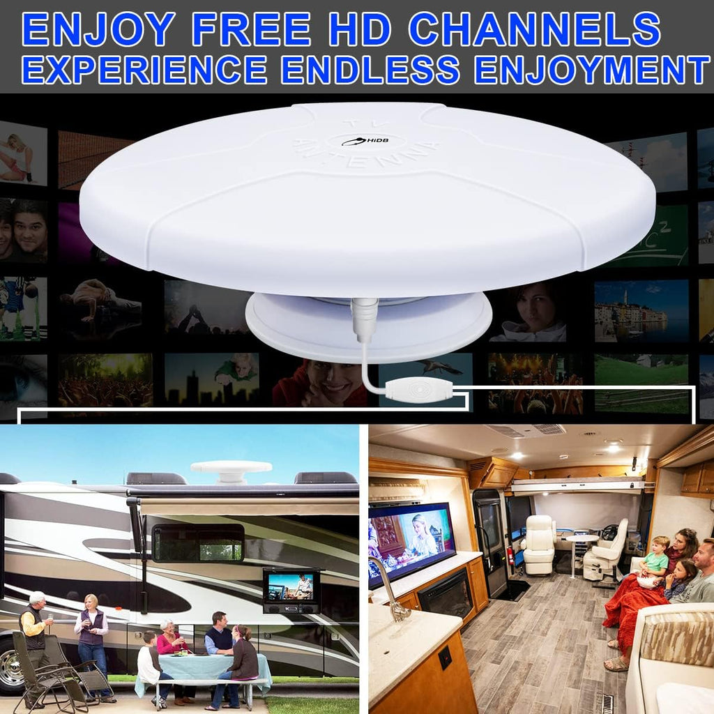 Amplified Digital HD TV Antenna with Magnetic Base, Pack of 2 P6696