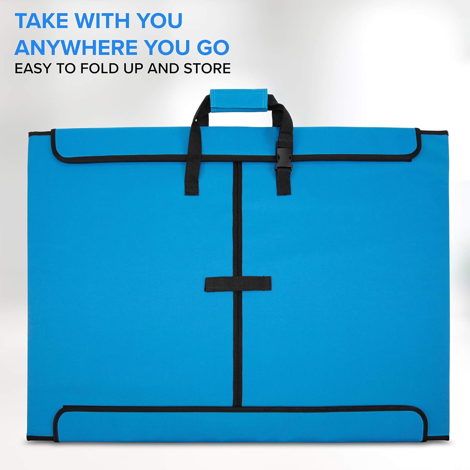 1000-Piece Puzzle Caddy with Non-Slip Felt Surface, Removable Trays, Carry Handle C537