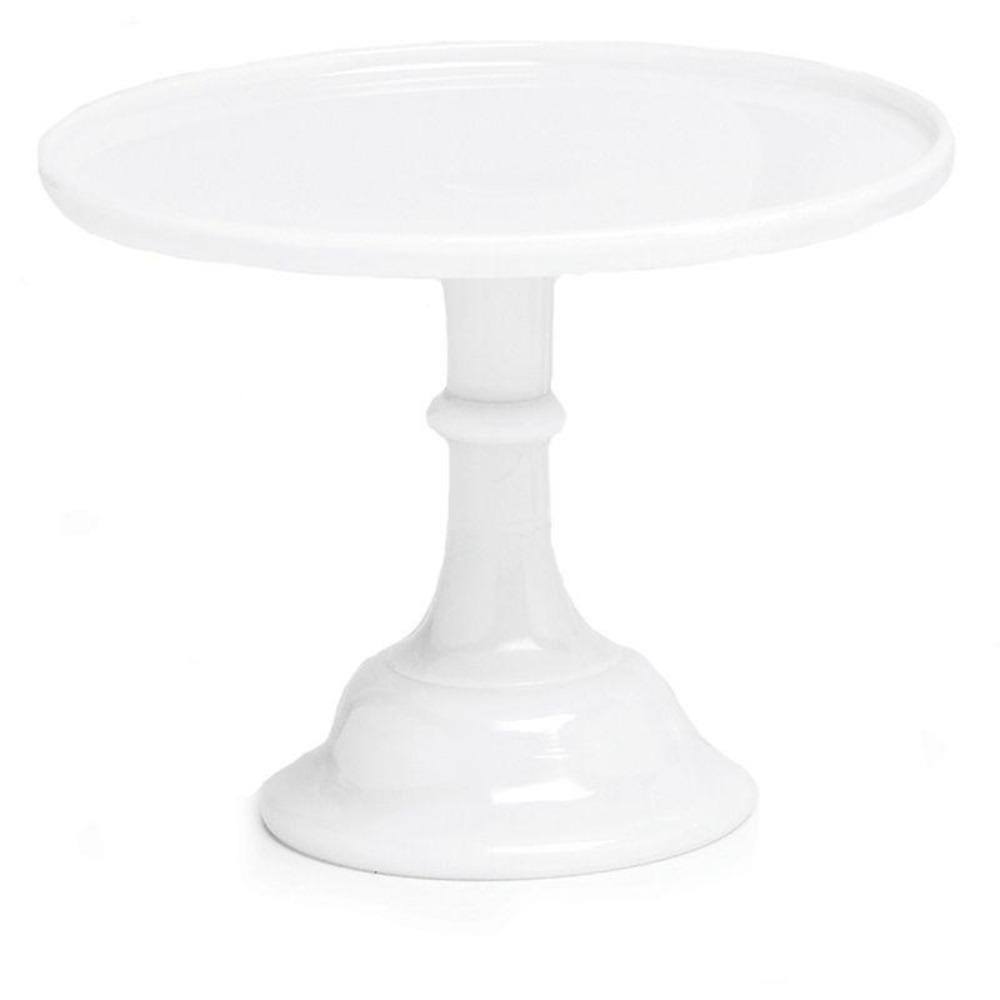 Milk Glass Cake Plate Y80320