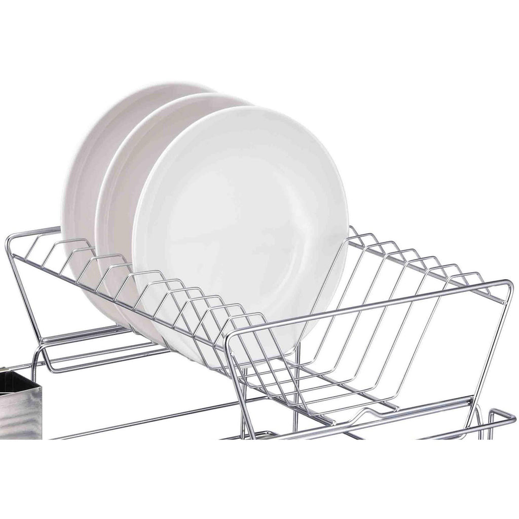 2-Tier 3 Piece Steel Dish Drainer A703