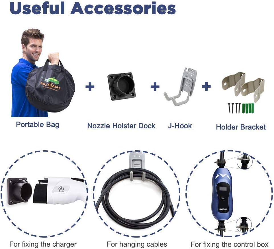 Portable EV Charger with 25ft Cable Z9786