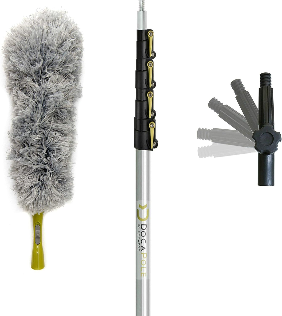Microfiber Feather Duster with Telescopic Pole, Pack of 2 O57011
