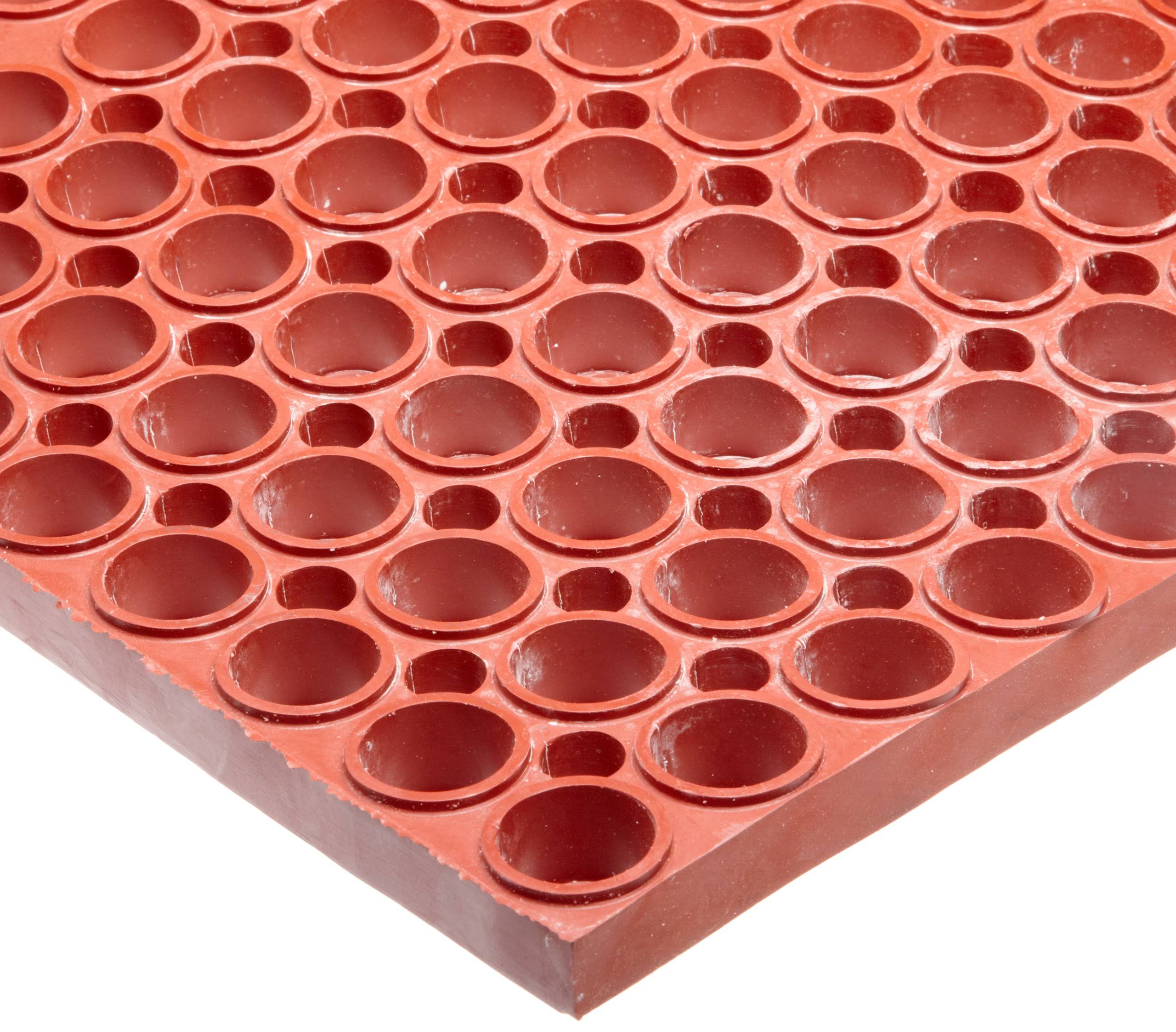 Red Drainage Anti-Fatigue Mat B534