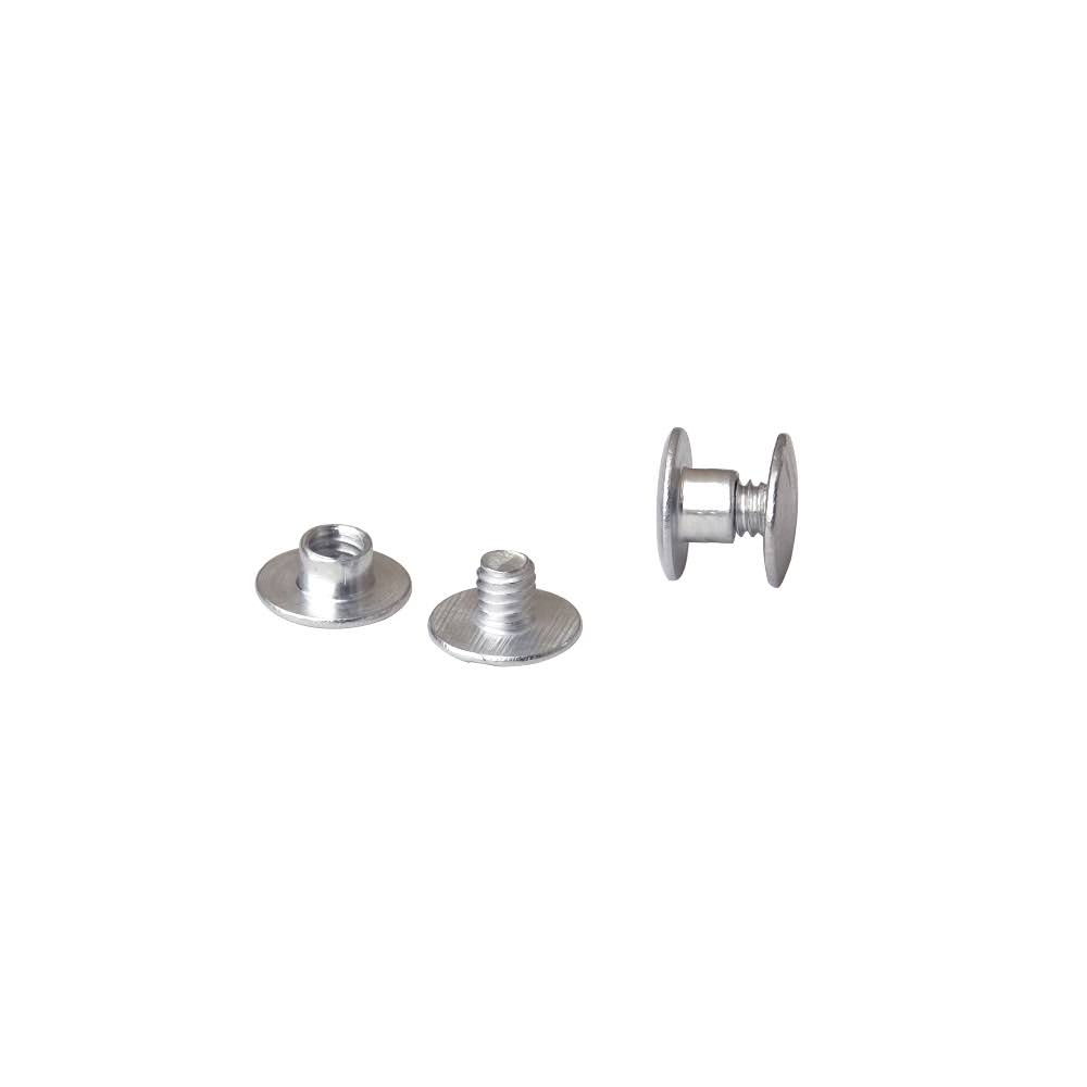 3/16 in. Aluminum Chicago Screws (Qty 100 Sets) O13546