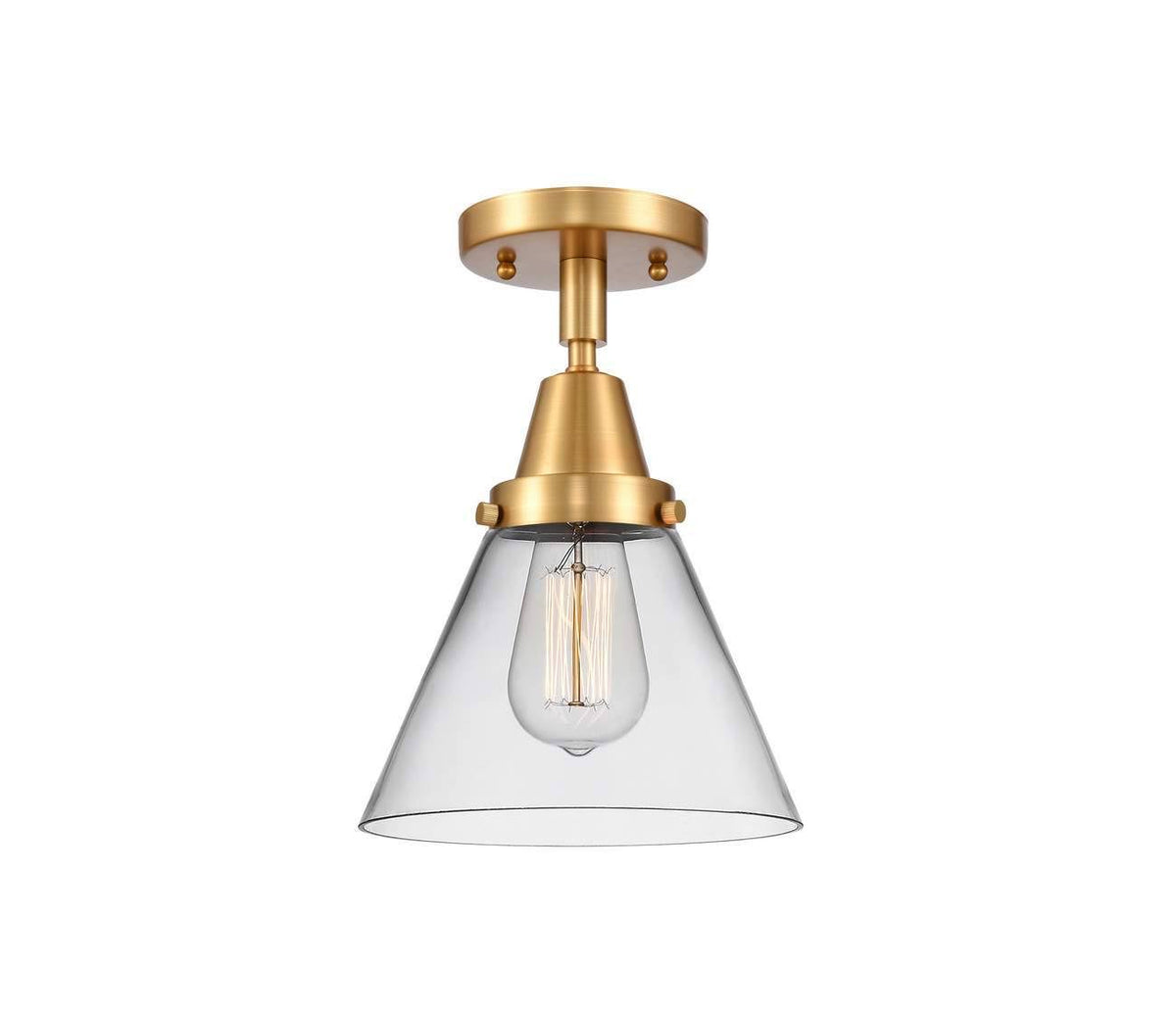 Satin Gold Flush Mount Light G7825