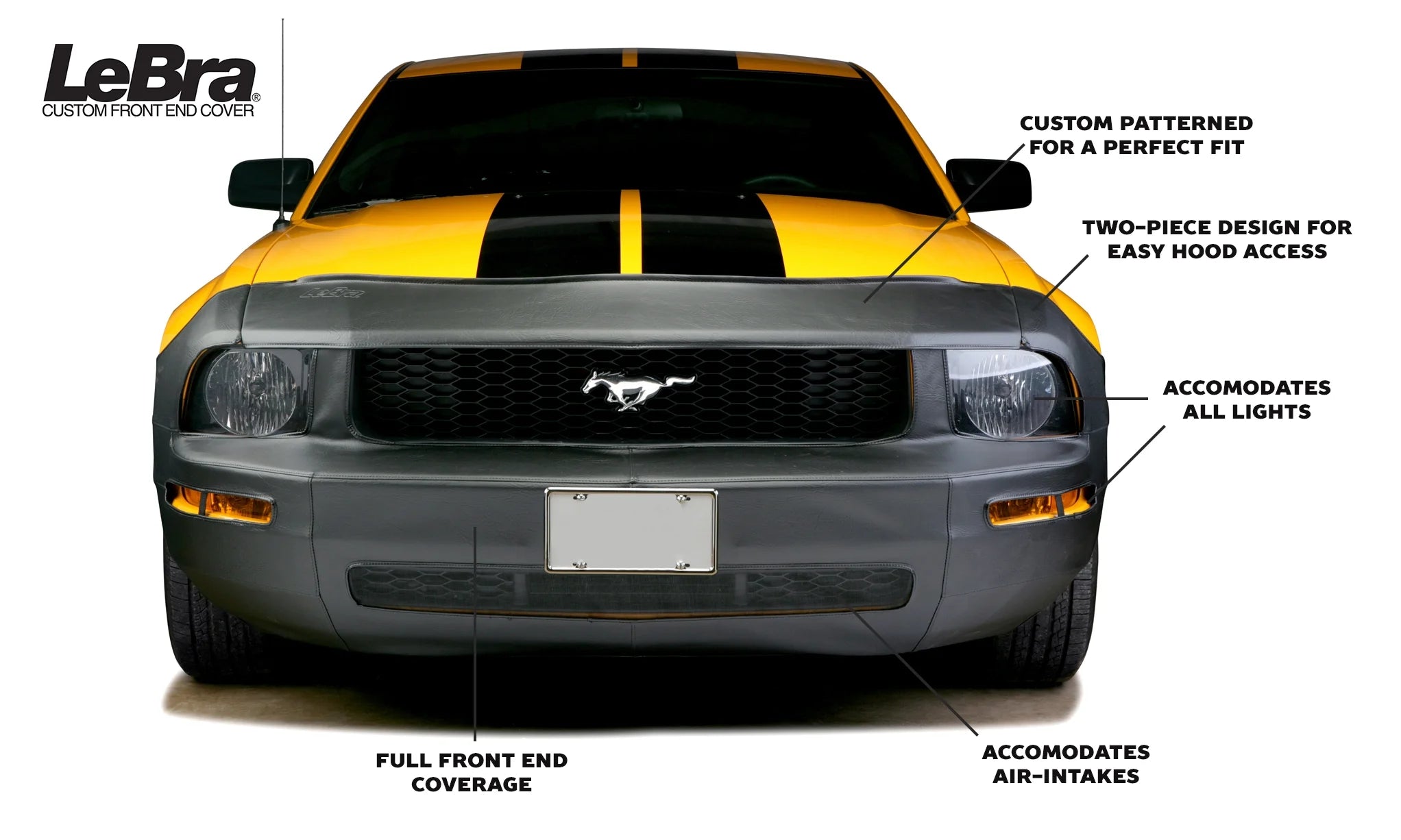 Black Custom Front End Cover for Subaru Outback W5555