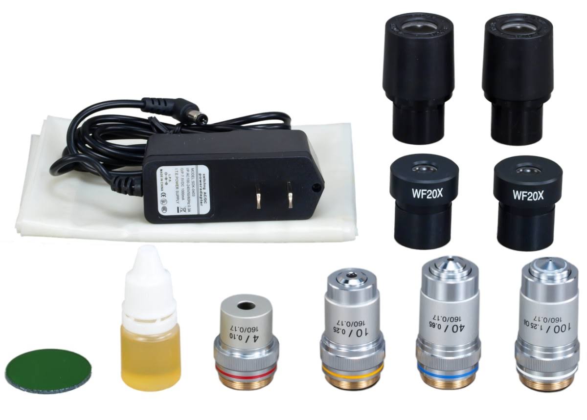 Compound Binocular LED Microscope with Vinyl Case C9925