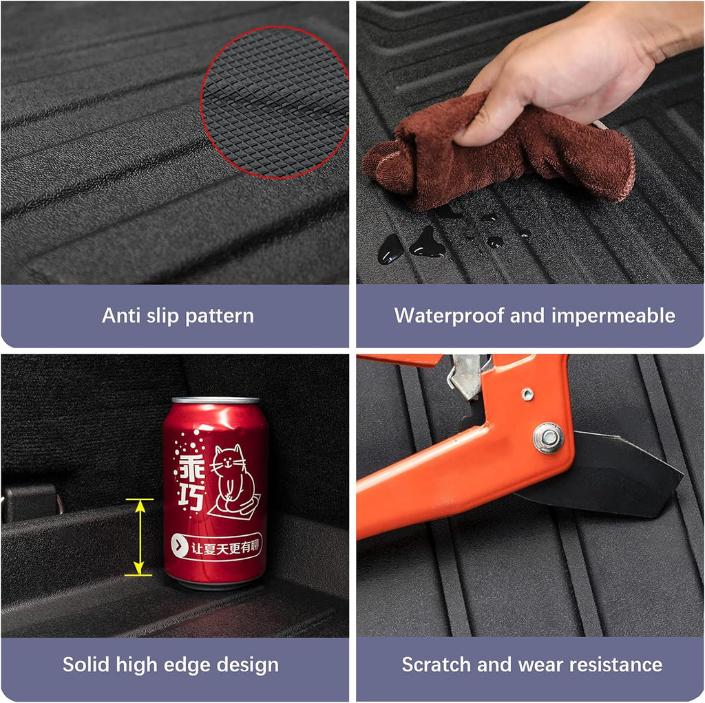 Black TPO Waterproof Rear Cargo Tray Pack of 2 P8010