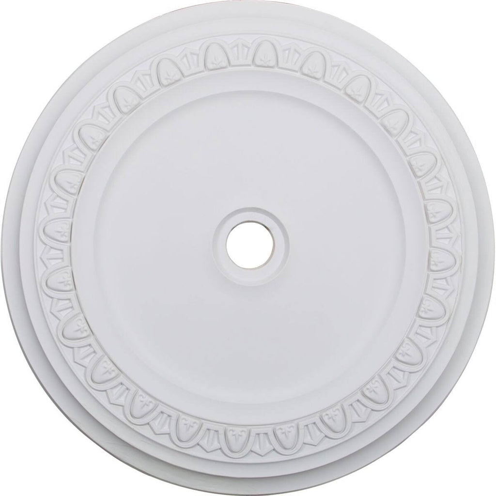41x22OD x 4x22ID x 2 3/8x22P Hand-Painted Gold Ceiling Medallion H2957