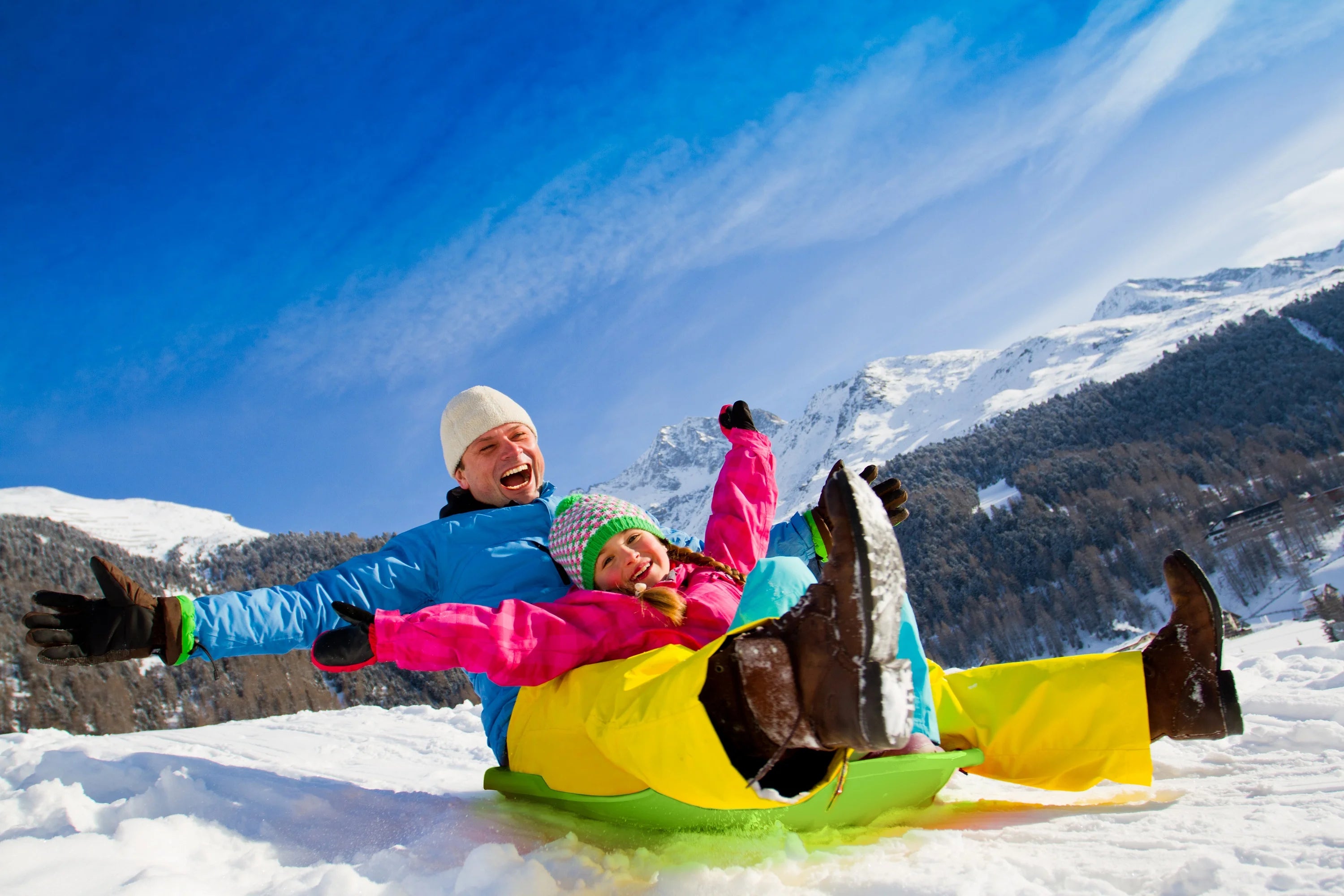 Large Plastic Rocket Shaped Torpedo Snow Sled M41124