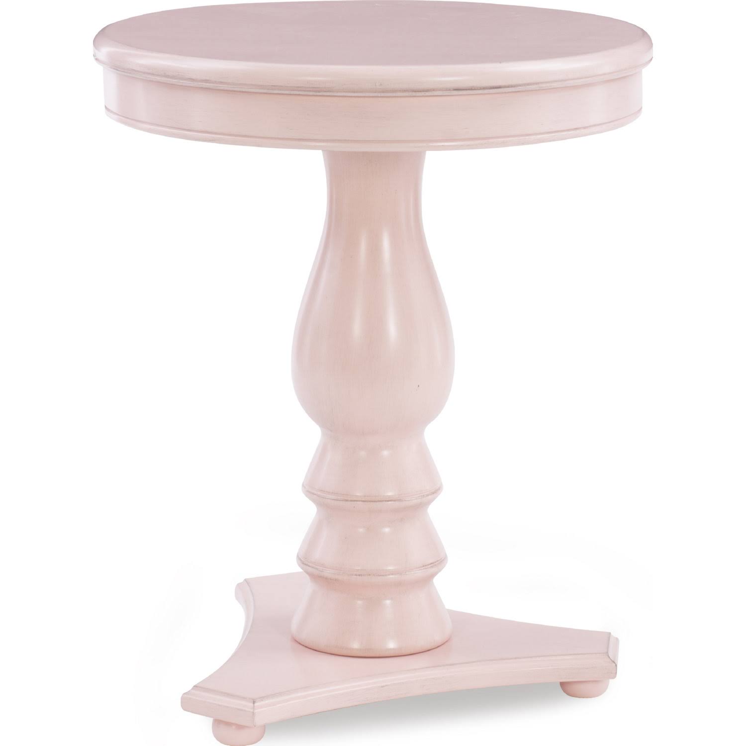 Blush Pink Round Accent Side Table S804