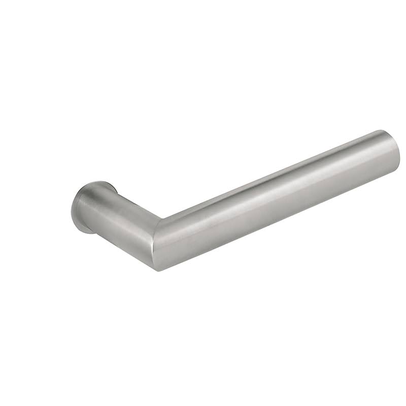 Satin Chrome Lever and Rose N211