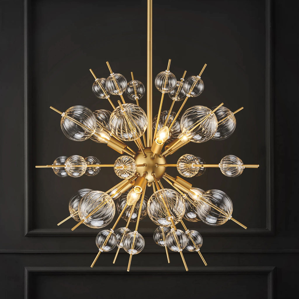 6-Light Globe Bubble Sputnik Chandelier B306347