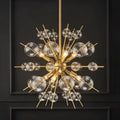 6-Light Globe Bubble Sputnik Chandelier B306347