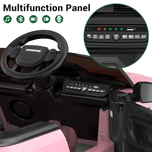 White Single Seat Ride On Car with Parent Remote Control O372