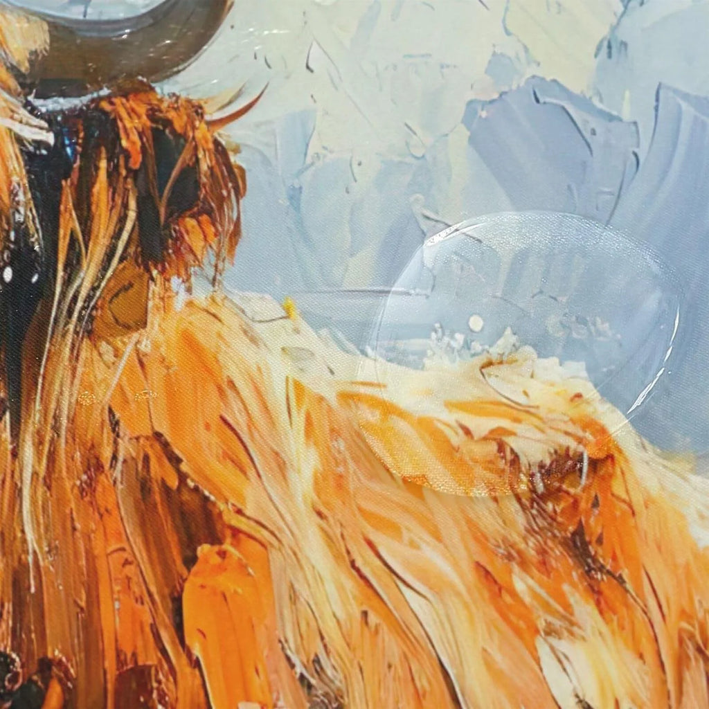 Highland Cow Waterproof Fabric Shower Curtain 60x72 Inch with Hooks O6199