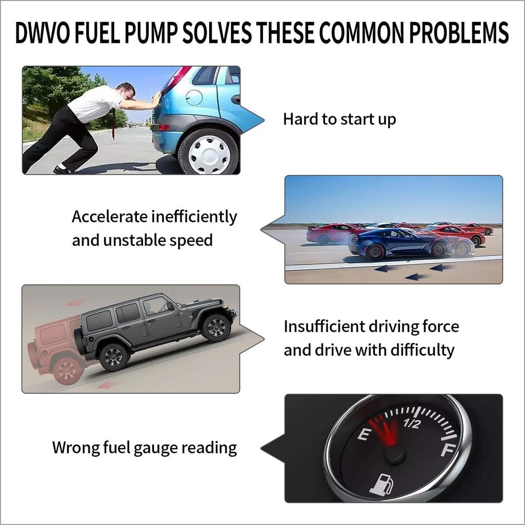 Fuel Pump Compatible with 1996 1997 Chevy Chevrolet GMC C/K 1500 2500 3500 4.3L 5.0L 5.7L 7.4L Pack of 2 A89783